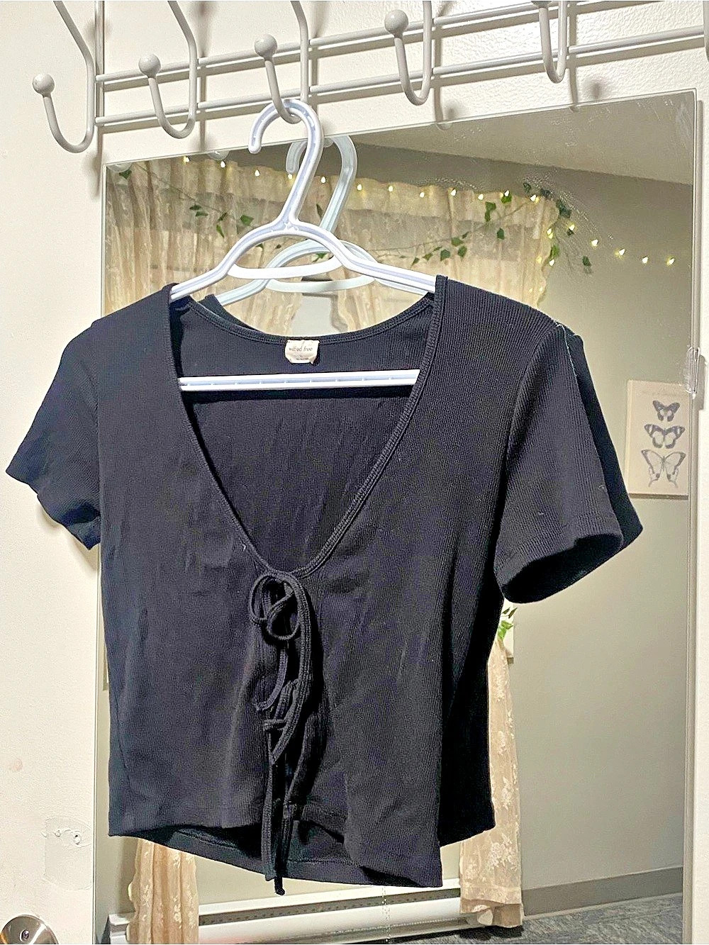 Wilfred Free Aritzia Tie-Front T- Shirt